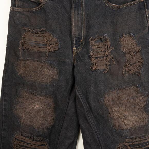 Custom wide leg baggy flared jeans - Picture 3 of 5